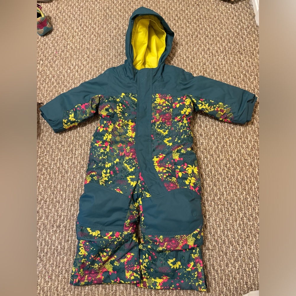 L.L. Bean 12-18m one piece cold buster snow suit